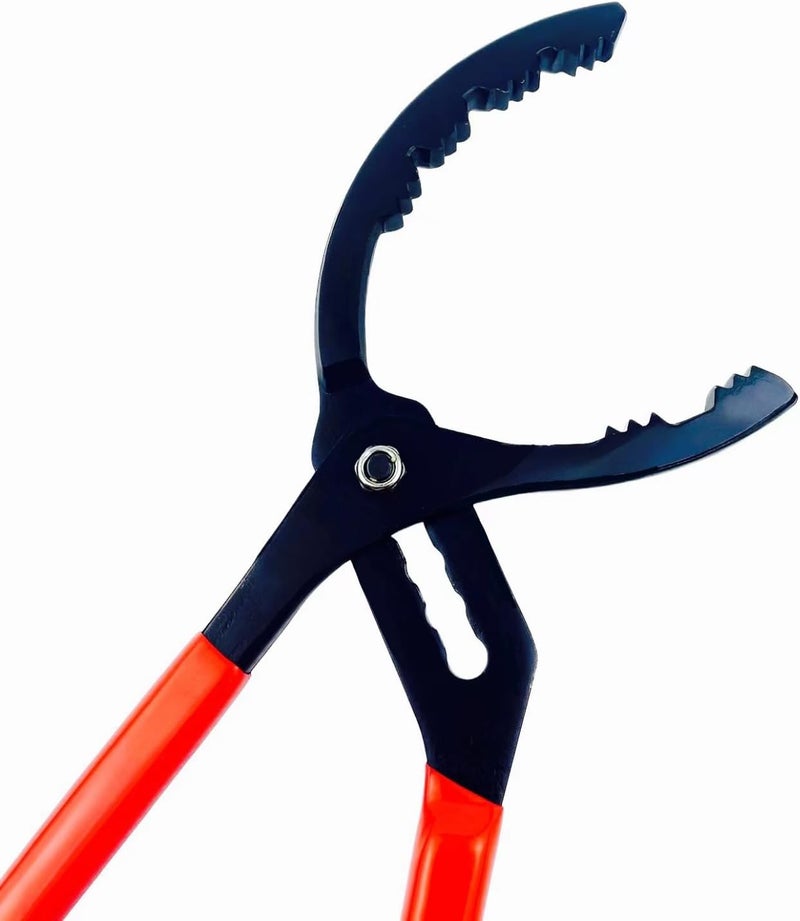 Shonee Oil Filter Wrench, 50mm to 130mm Large Adjustable Oil Filter Plier, 14" Big Oil Filter Removal Tool for Engine Filters, Conduit, Fittings - Image 3